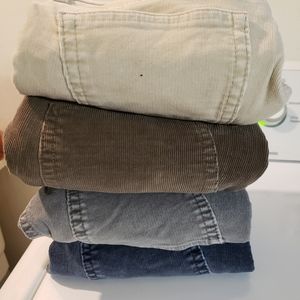 Gap corduroy always skinny jeans 4 pairs